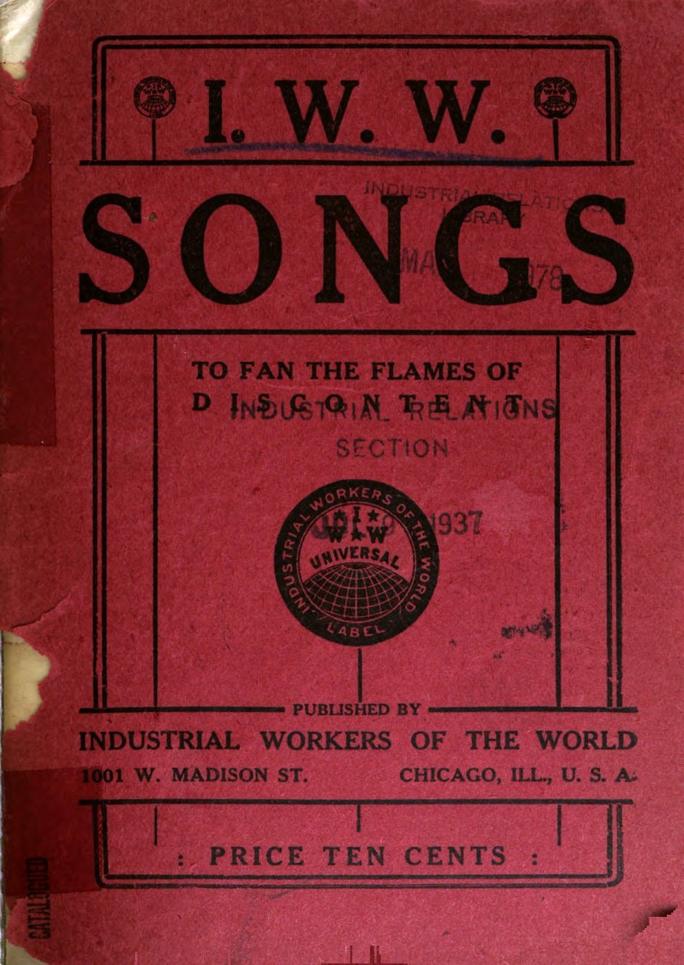 Songs of the Workers cover