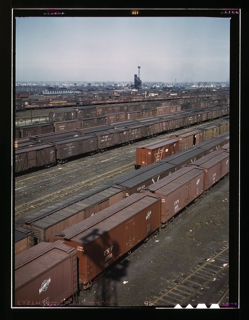 Proviso yard of the Chicago and North Western Railroad