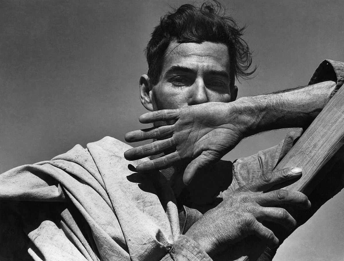 Migratory cotton picker (restored print)
